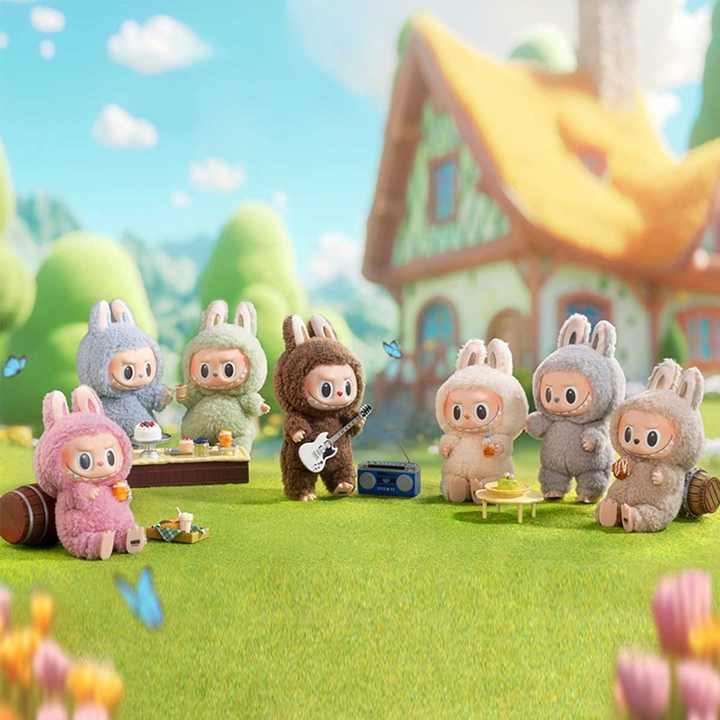 𝙉𝙤𝙤𝙧é 𝙂𝙡𝙤𝙬™ Labubu – Wild Cartoon-Style Keychain