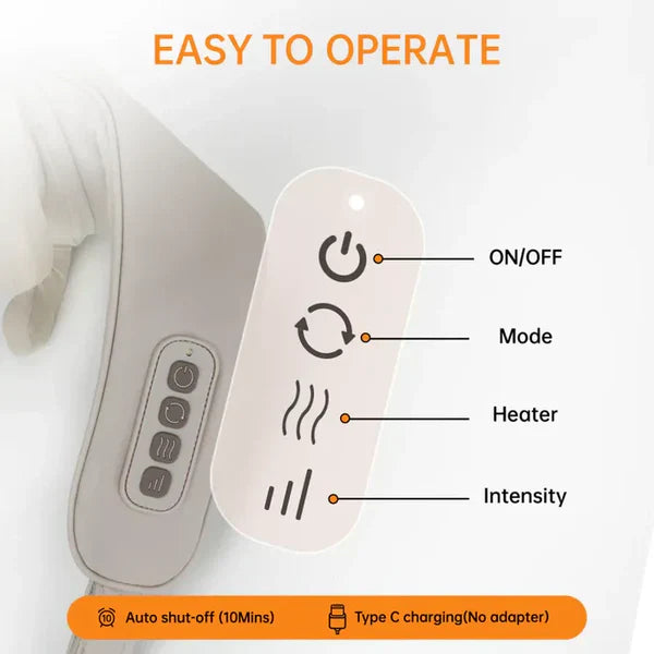 𝙉𝙤𝙤𝙧é 𝙂𝙡𝙤𝙬™ Kneading Massager (Shoulder and Neck) – مدلك عجن للكتف والرقبة