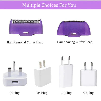 𝙉𝙤𝙤𝙧é 𝙂𝙡𝙤𝙬™Purple Epilator – آلة إزالة الشعر البنفسجية