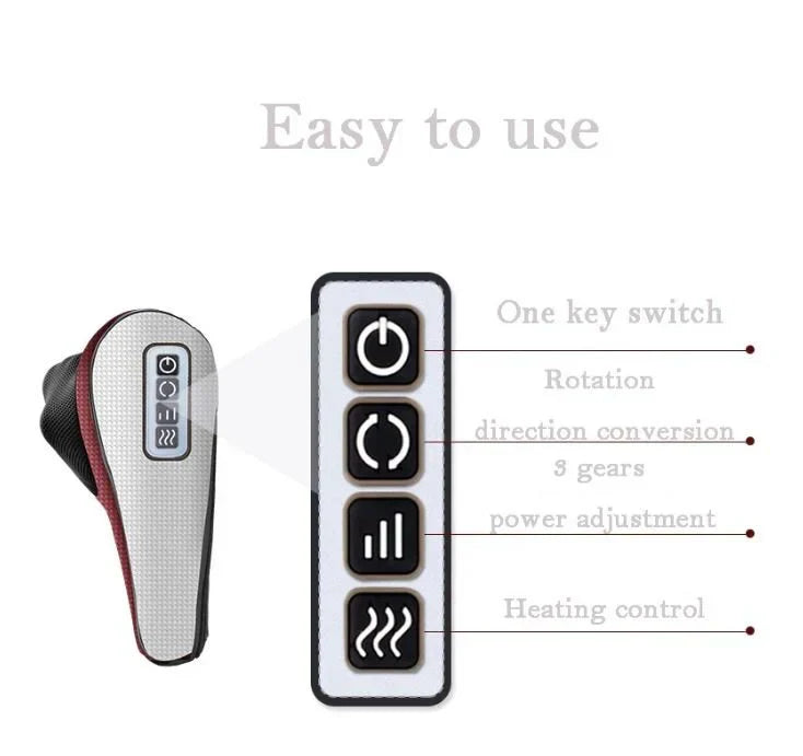 𝙉𝙤𝙤𝙧é 𝙂𝙡𝙤𝙬™ Red Pillow Massager – جهاز تدليك الوسادة الحمراء